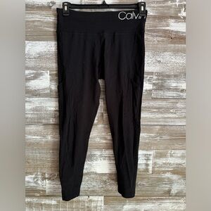 SOLD Calvin Klein jeggings with pockets, black size Medium